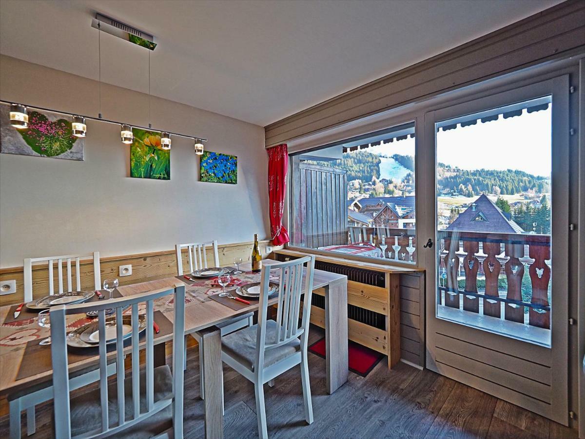 Ferienwohnung Bellevue Centre, Wifi, Mountain View Les Carroz-d'Araches Exterior foto