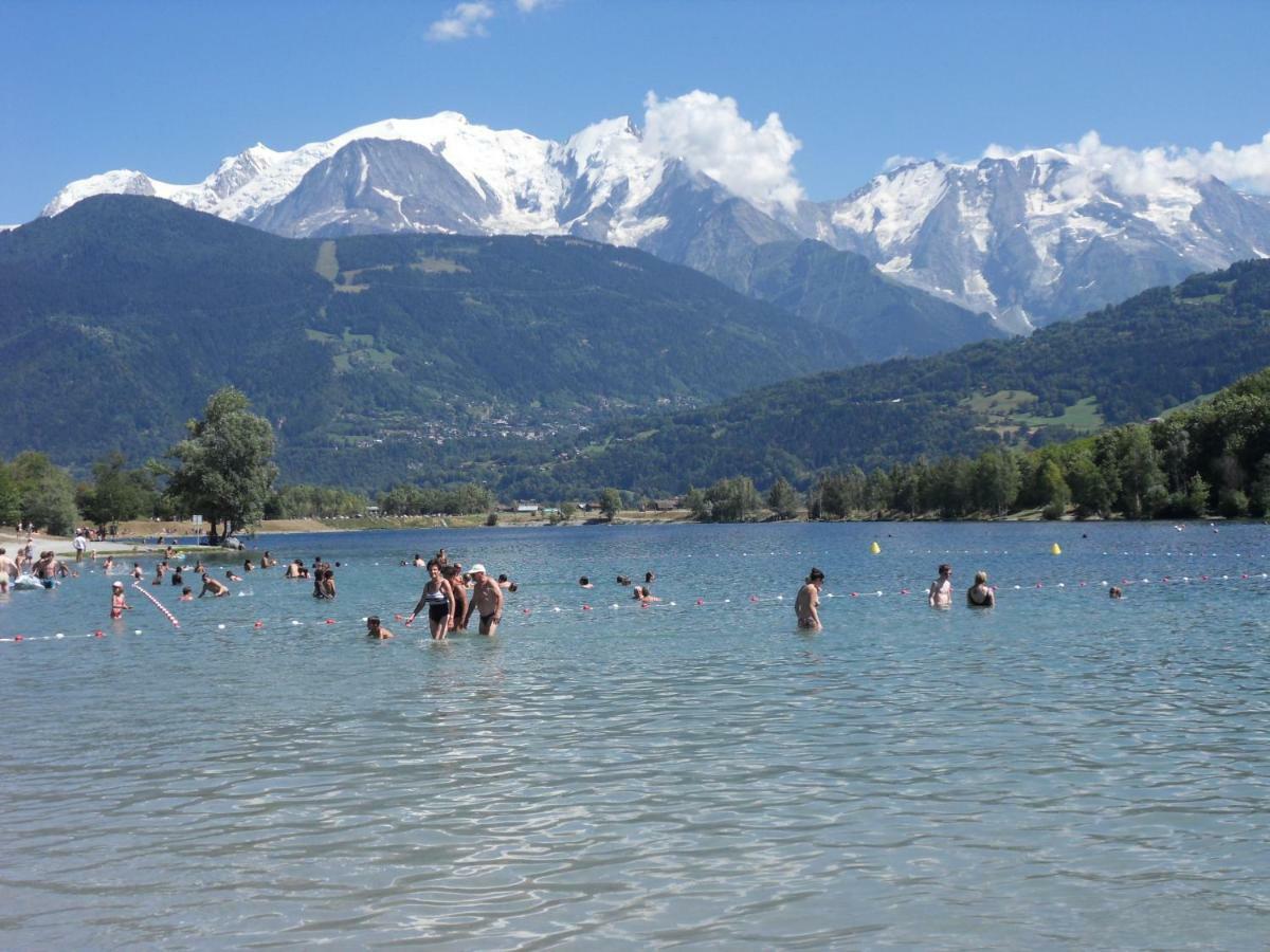 Ferienwohnung Bellevue Centre, Wifi, Mountain View Les Carroz-d'Araches Exterior foto
